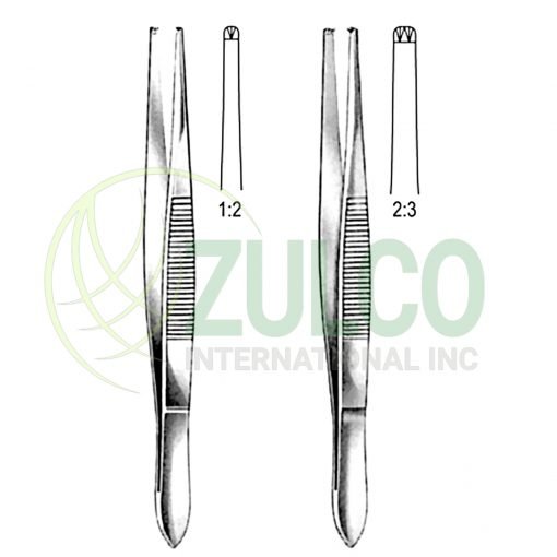 Stille Tissue Fcps 1x2T 15cm - Item Code 06-1948-15