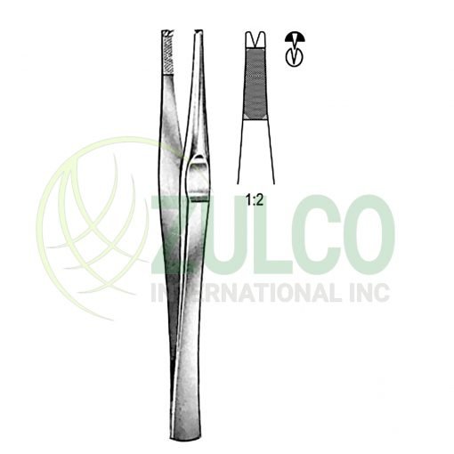 Lanes Tissue Fcps 1x2T 12.5cm - Item Code 06-1962-12