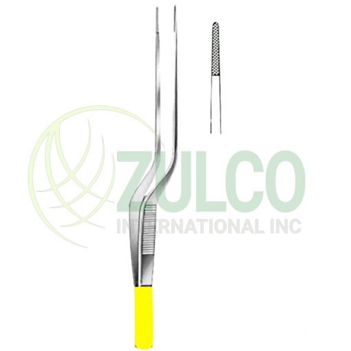 Grunwald Dressing Forceps 18cm/7" TC GOLD - Item Code 06-2039-18