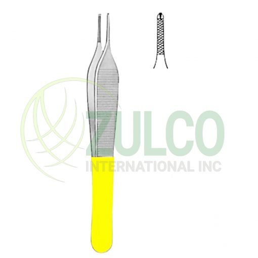 Standard-Adson Tissue Forceps 1:2 15.5cm/6" TC GOLD - Item Code 06-2044-15