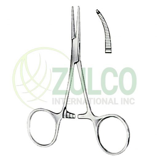 Hartmann Hemostatic Forceps BJ Curved 1:2 10cm/4" - Item Code 07-2112-10