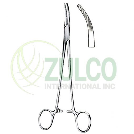 Adson Hemostatic Forceps BJ Curved 18.5cm/7 1/4" - Item Code 07-2178-18