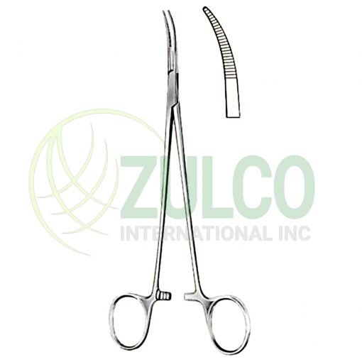 Nissen Hemostatic Forceps BJ Curved 22cm/8 3/4" - Item Code 07-2181-22