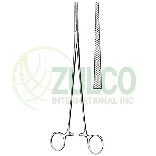 Bengolea Hemostatic Forceps BJ Straight 20cm/8" Cross Serrated - Item Code 07-2192-20