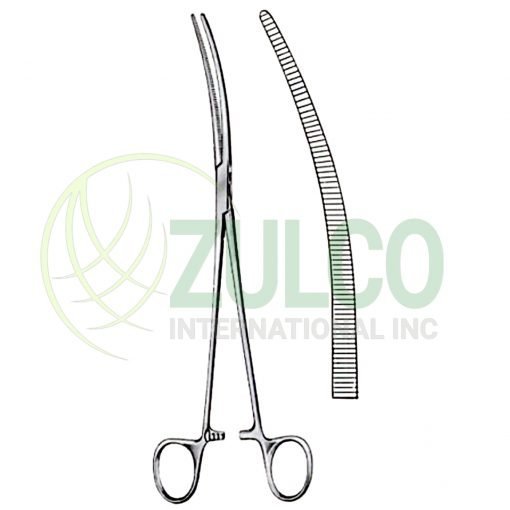Crafoord Hemostatic Forceps BJ Curved 18cm/7" - Item Code 07-2206-18