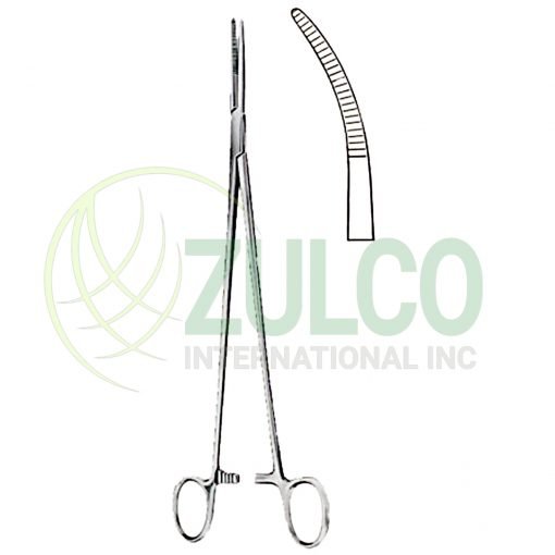 Toennis Dissecting Forceps BJ Curved 21cm/8 1/4" - Item Code 07-2243-21