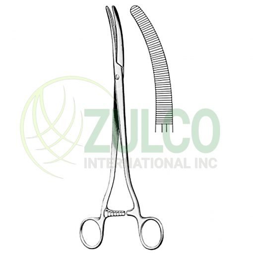 Faure Hysterectomy Clamps SJ 25cm/10" - Item Code 07-2300-25
