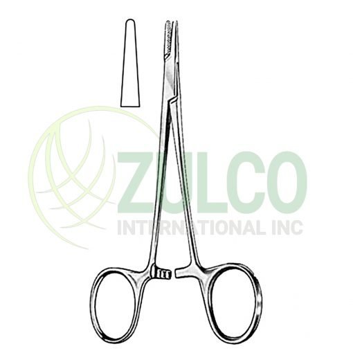 Halsey Needle Holder smooth 13cm - Item Code 09-2506-13