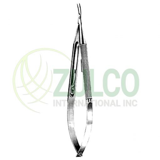 Micro Needle Holders Curved 15cm/6" With Ratchet - Item Code 09-2573-15