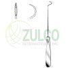 Deschamps-Standard Ligature Needles Blunt 20cm/8" Right - Item Code 09-2593-02