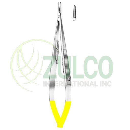 Castroviejo Micro Needle Holders Straight 18cm/7" TC GOLD - Item Code 09-2631-18