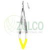 Castroviejo Micro Needle Holders Curved 14cm/5 1/2" Smooth TC GOLD - Item Code 09-2634-14