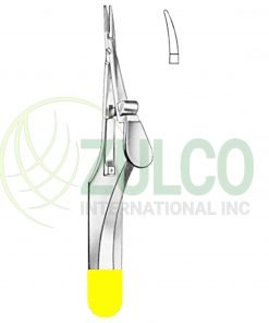 Arruga Micro Needle Holders Curved 14cm/5 1/2" Smooth TC GOLD - Item Code 09-2642-14