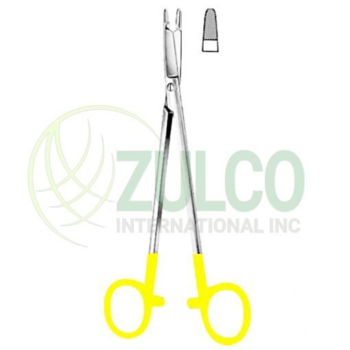Olsen-Hegar Needle Holders SJ17cm/6 3/4" TC GOLD - Item Code 09-2694-17
