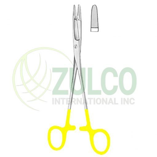 Olsen-Hegar Needle Holders SJ 18cm/7" TC GOLD - Item Code 09-2695-18