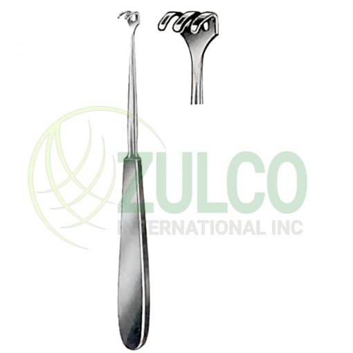 Klapp Tendon Sheath Hooks 3 Prongs 17.5cm/7" - Item Code 11-3071-03