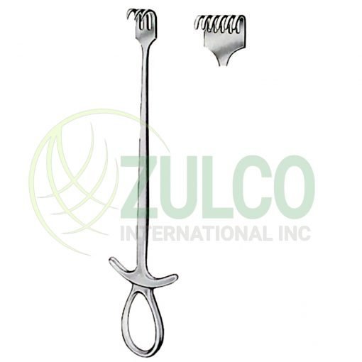 Murphy Retractors Blunt 6 Prongs 22.5cm/9" - Item Code 11-3122-06
