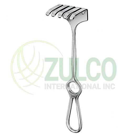 Israel Retractors 5 Prongs 40x50mm 25cm/10" - Item Code 11-3124-02