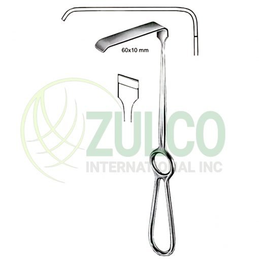 Kirsch Retractors for Maxillofacial Surgery 60x10mm 20cm/8" - Item Code 11-3201-01