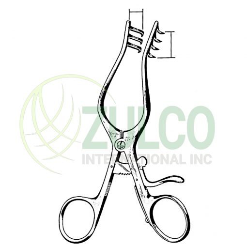 Weitlaner-Wullstein Retractors Blunt 13cm/5" - Item Code 11-3266-13