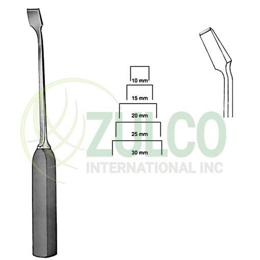 Passow Chisels 2.5mm 12cm/4 3/4" - Item Code 12-3541-02