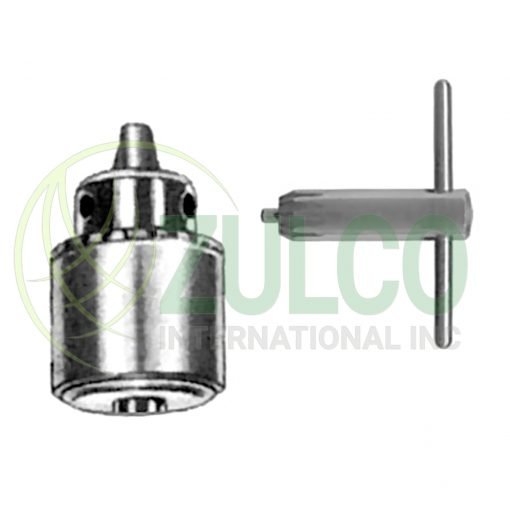 Jacob Drill Chuck S.S w/key small - Item Code 12-3701-00