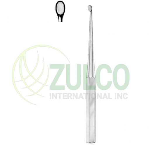 Bruns Bone Curettes 23cm/9" Fig # 5 A - Item Code 12-3726-05
