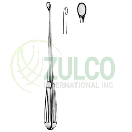 Bruns Bone Curettes 23cm/9" Fig # 5 B - Item Code 12-3727-05