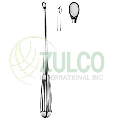 Bruns Bone Curettes 23cm/9" Fig # 6 B - Item Code 12-3727-06