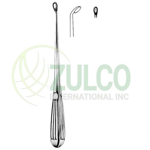 Bruns Bone Curettes 23cm/9" Fig # 0 D - Item Code 12-3729-10