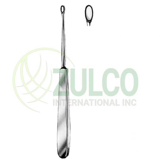 Williger Bone Curettes 17.5cm/7" Fig # 2 Straight Oval - Item Code 12-3746-02