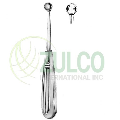 Bruns Bone Curettes 17cm/6 3/4" Fig # 2 - Item Code 12-3750-02