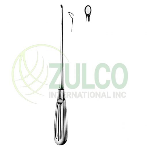 Bone Curettes 6.0mm 25cm/10" Fig # 1 - Item Code 12-3756-01