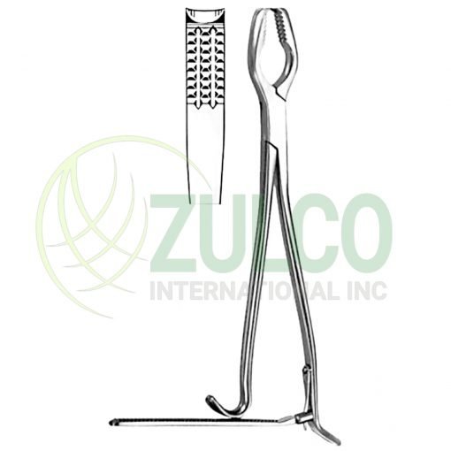 Lane Bone Holding Forceps BJ 33cm/13" with Ratchet - Item Code 12-3790-33