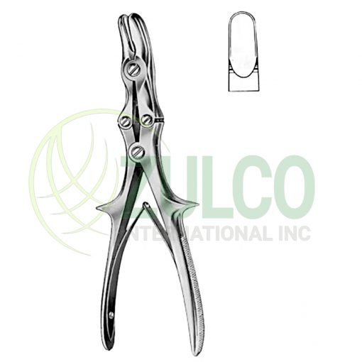 Stille-Luer Bone Rongeur Forceps M/Action Straight 22cm/8 3/4" - Item Code 12-3846-22