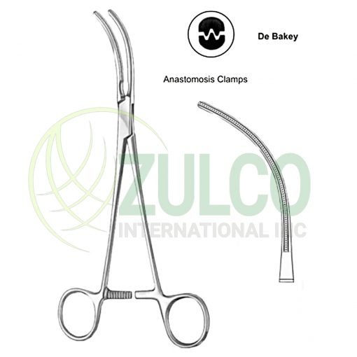 Glover(Potts) Atrauma Anastomosis Clamps BJ 21cm/8 1/4" - Item Code 14-4142-21