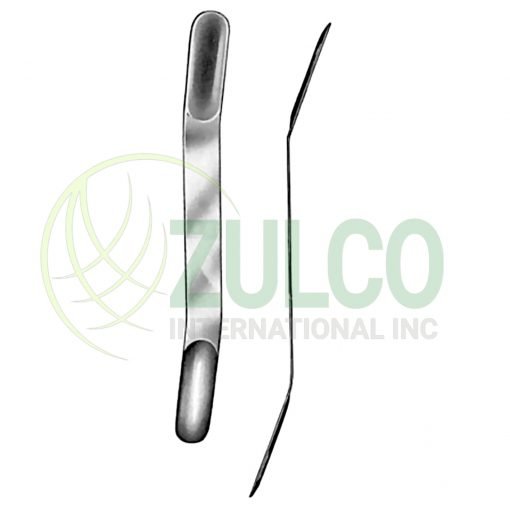 Olivecrona Brain Spatulas 18x22mm 18cm/7" Convex - Item Code 15-4363-04