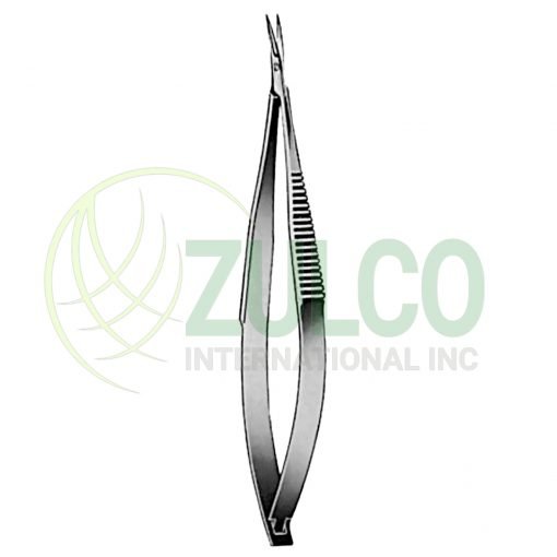 Iridectomy Scissors Curved 10cm/4" - Item Code 16-4759-10