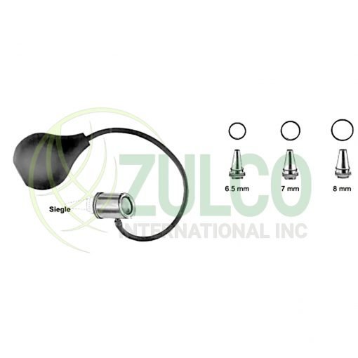 Siegle Ear Speculum Otoscope with 3 Speculas and Rubber Tube With Bulb - Item Code 17-4819-00