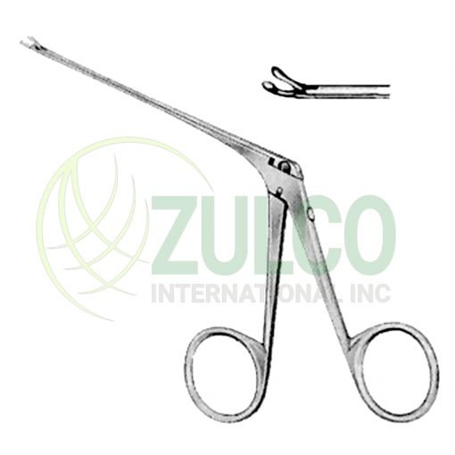Micro Ear Polypus Forceps 0.9 x 1.1mm Cup-Shaped 8cm/3 1/4" - Item Code 17-4873-13