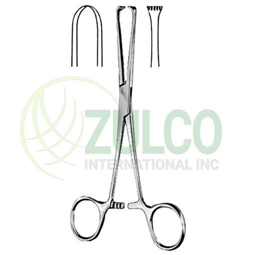 Baby-Allis Intestinal Atrauma Tissue Forceps BJ 15cm/6" - Item Code 24-5806-15