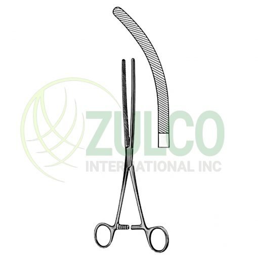 Doyen Intestinal Clamps Forceps BJ Curved 21cm/8 1/4" - Item Code 24-5826-21