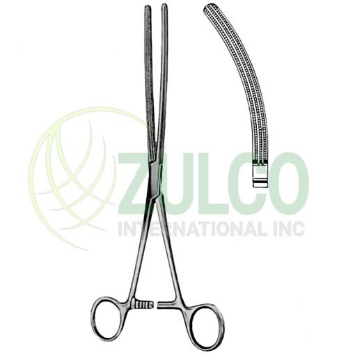 Doyen-Atrauma Intestinal Clamps Forceps BJ Curved 13cm/5" - Item Code 24-5829-13