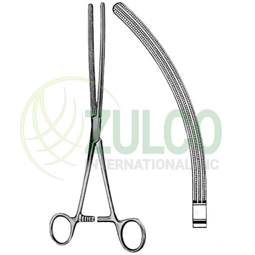 Doyen-Atrauma Intestinal Clamps Forceps BJ Curved 23cm/9" - Item Code 24-5829-23