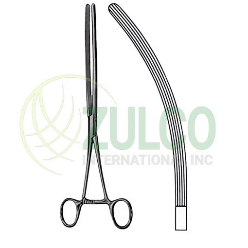 Mayo-Robson Atrauma Intestinal Clamps Forceps BJ Curved 25cm/10" - Item Code 24-5835-25