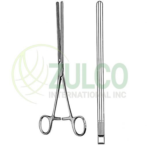 Kocher Intestinal Clamps Forceps BJ Straight 25cm/10" - Item Code 24-5846-25