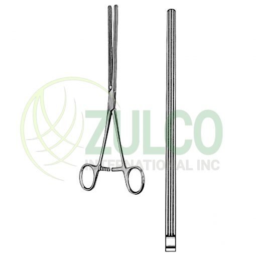 Kocher-Atrauma Intestinal Clamps Forceps BJ Straight 28cm/11" - Item Code 24-5848-28