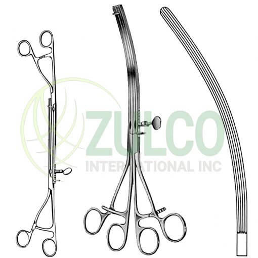 Lane Intestinal Stomach Clamps BJ Curved 30cm/12" - Item Code 24-5860-30