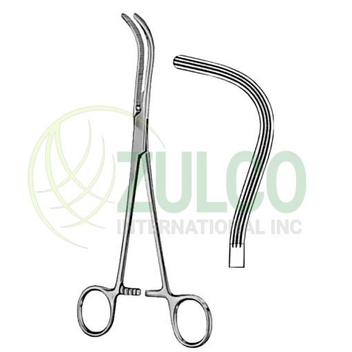 Guyon Kidney Pedicle Clamp Forceps BJ 24cm/9 1/2" - Item Code 25-6002-24
