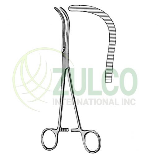 Guyon Kidney Pedicle Clamp Forceps BJ 23cm/9" - Item Code 25-6003-23